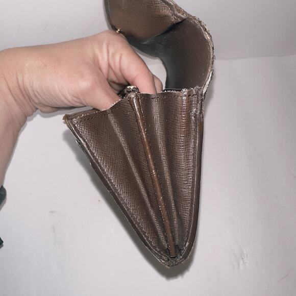 Authentic Louis Vuitton Damier Ebene Sarah Bifold Long Wallet - Picture 9 of 16